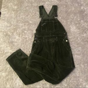 Vintage Unionbay Green Corduroy Overalls